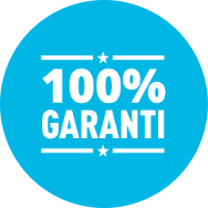 100% garanti